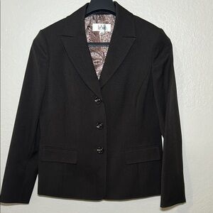 Le Suit Women's Black Blazer
